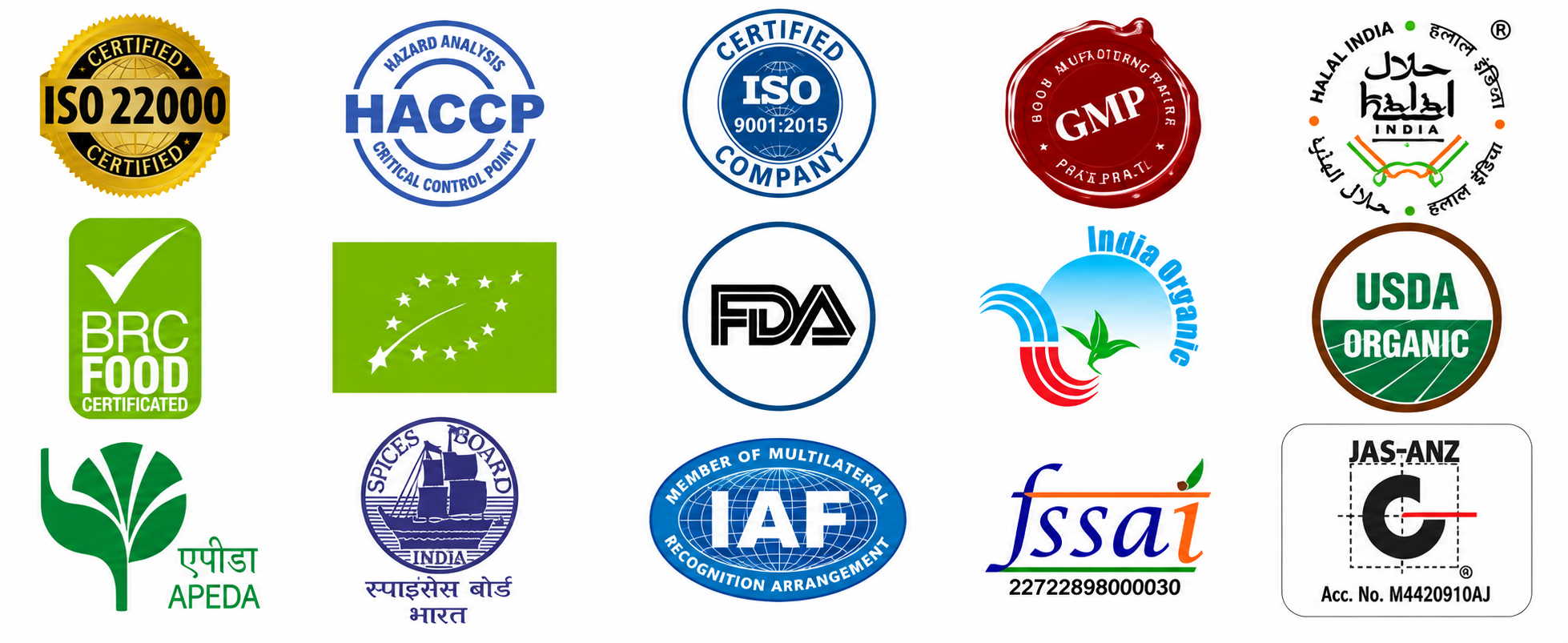 Certifications
